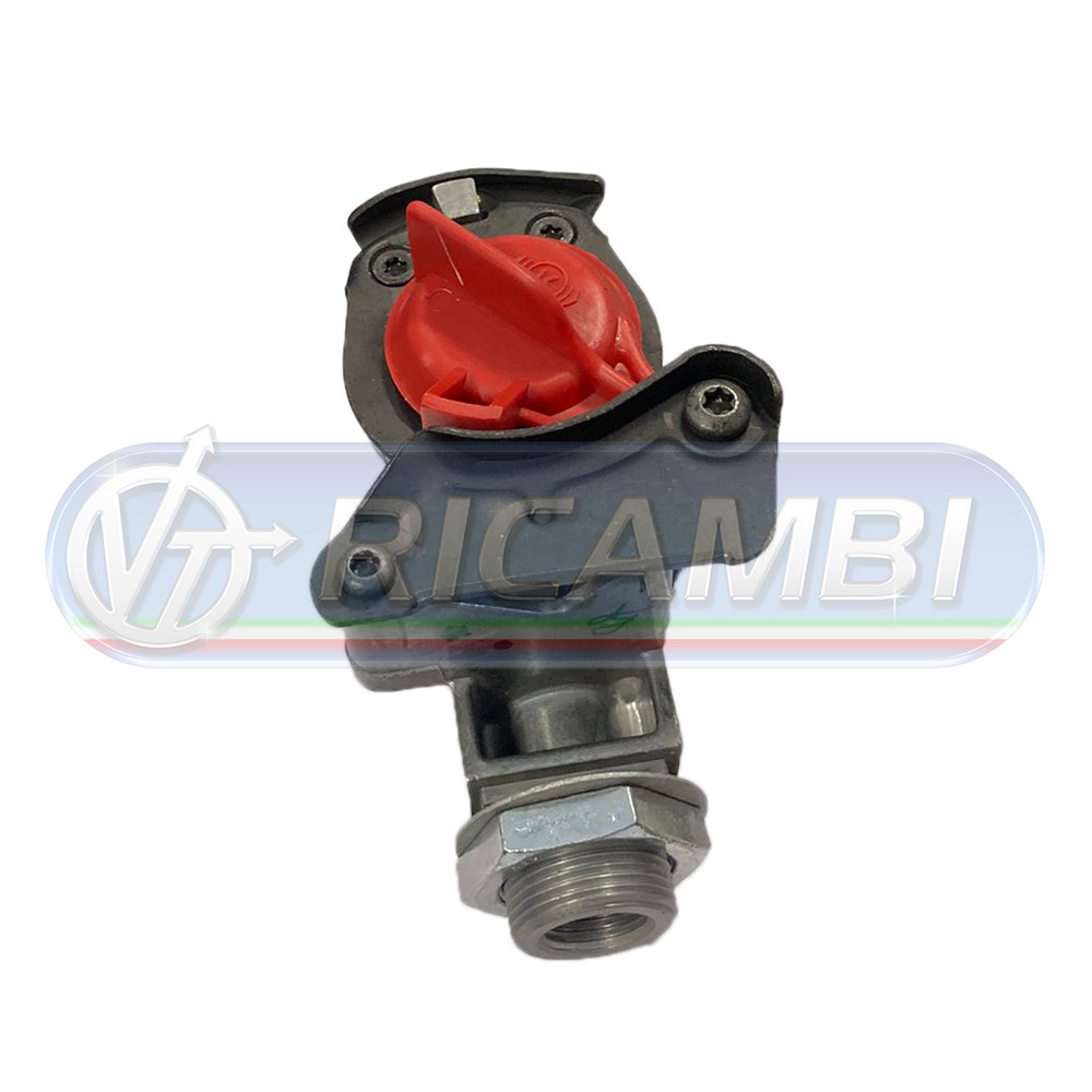 1 - GIUNTO ISO ROSSO C/FILTRO M24/M16 RIMORCHIO