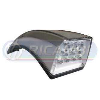 1 - FANALINO FRECCIA LED FH 4 522 SX GRIGIO