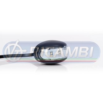 1 - FANALINO INGOMBRO C/VITI 2 LED BIANCO