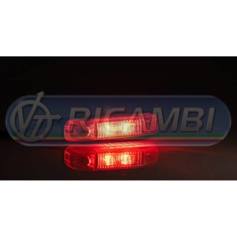 1 - FANALINO INGOMBRO 2 LED ROSSO