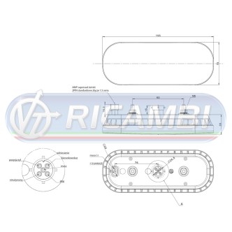 1 - FANALE POST. FULL LED 3 FUNZIONI 12-36V DX/SX
