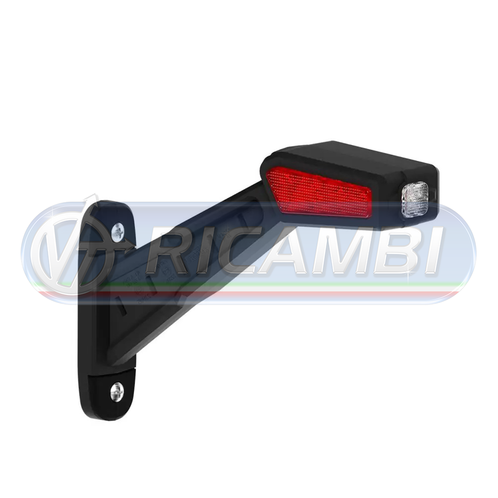 1 - FANALINO INGOMBRO POST. 20 LED 12/36V LUNGO 60° DX