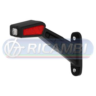 1 - FANALINO INGOMBRO POST. 20 LED 12/36V LUNGO 60° SX