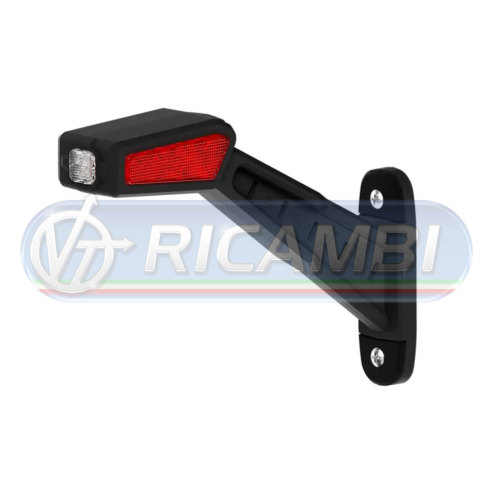 1 - FANALINO INGOMBRO POST. 20 LED 12/36V LUNGO 60° SX