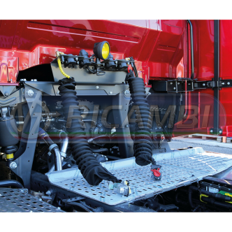 1 - PROTEZIONE ELASTICIZZATA SPIRALI ARIA-ELETTRICHE NERA