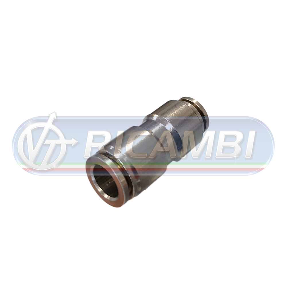 1 - RACCORDO INTERMEDIO RAPIDO DRITTO METALLO DIAM.6 - 4