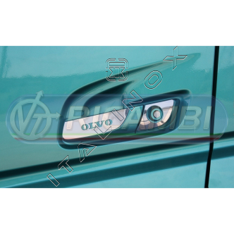 1 - PLACCHETTE INOX MANIGLIE FH 4 IN COPPIA