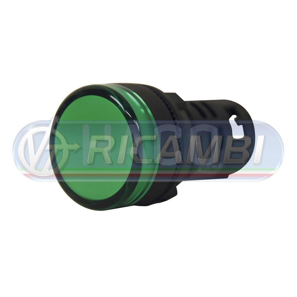 1 - SPIA LUMINOSA VERDE 24V ANTEO