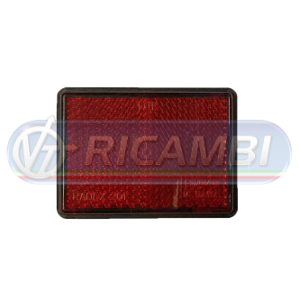 1 - CATADIOTTRO 62X45 ADESIVO ROSSO