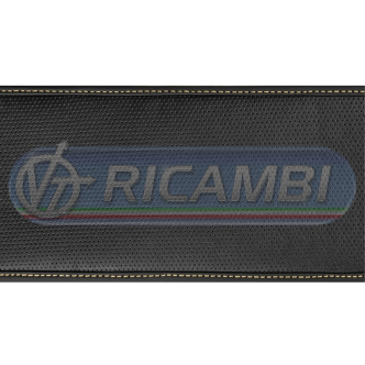 1 - COPRIVOLANTE M 44-46 CM NEOPRENE + SIMILPELLE NERO/BEIGE