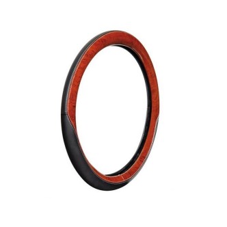 1 - COPRIVOLANTE M 44-46 CM SIMILPELLE NERO/RADICA