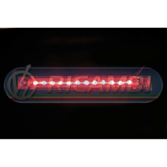 1 - LAMPADA LED LUCE INGOMBRO A 12 LED 24V ROSSA