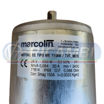 1 - MOTORE 24V CC MARCOLIN