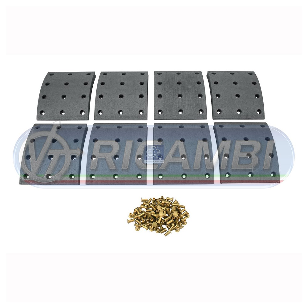 1 - FERODI GANASCE 150 MM STD VOLVO FH FM