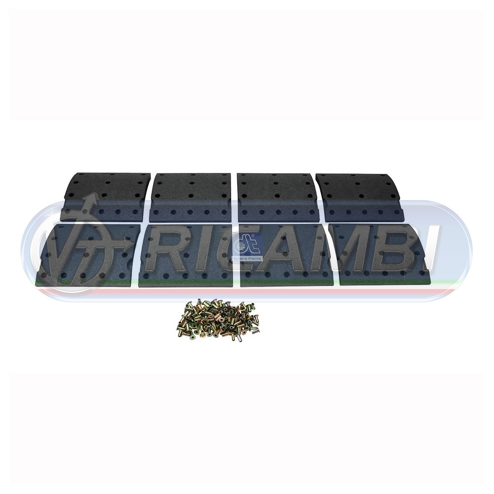 1 - FERODI GANASCE 200 MM STD VOLVO FH FM