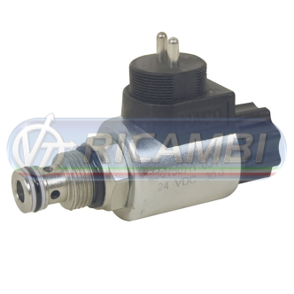 1 - ELETTROVALVOLA SPONDA COMPLETA DOPPIO EFF. 24V MBB