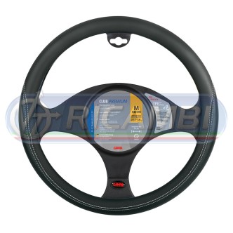 1 - COPRIVOLANTE AUTO M 37-39 CM ECOPELLE TRAF. NERO