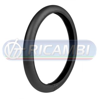 1 - COPRIVOLANTE S 42-44 CM NEOPRENE + SIMILPELLE NERO/NERO