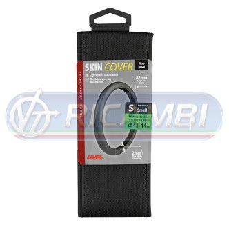 1 - COPRIVOLANTE S 42-44 CM NEOPRENE + SIMILPELLE NERO/NERO