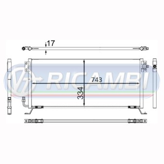 1 - CONDENSATORE CLIMA FH 1 FH 2 LARGO 689