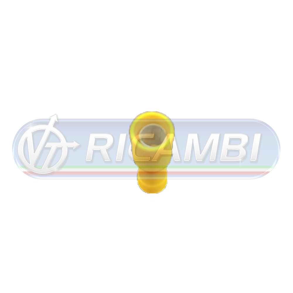 1 - FASTON CILINDRICO GIALLO DIAM. 4,85 mm