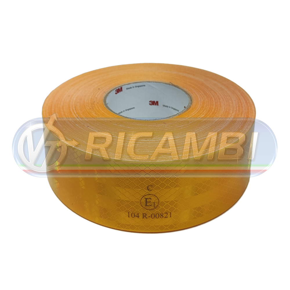 1 - NASTRO RIFLETTENTE GIALLO 3M AL METRO