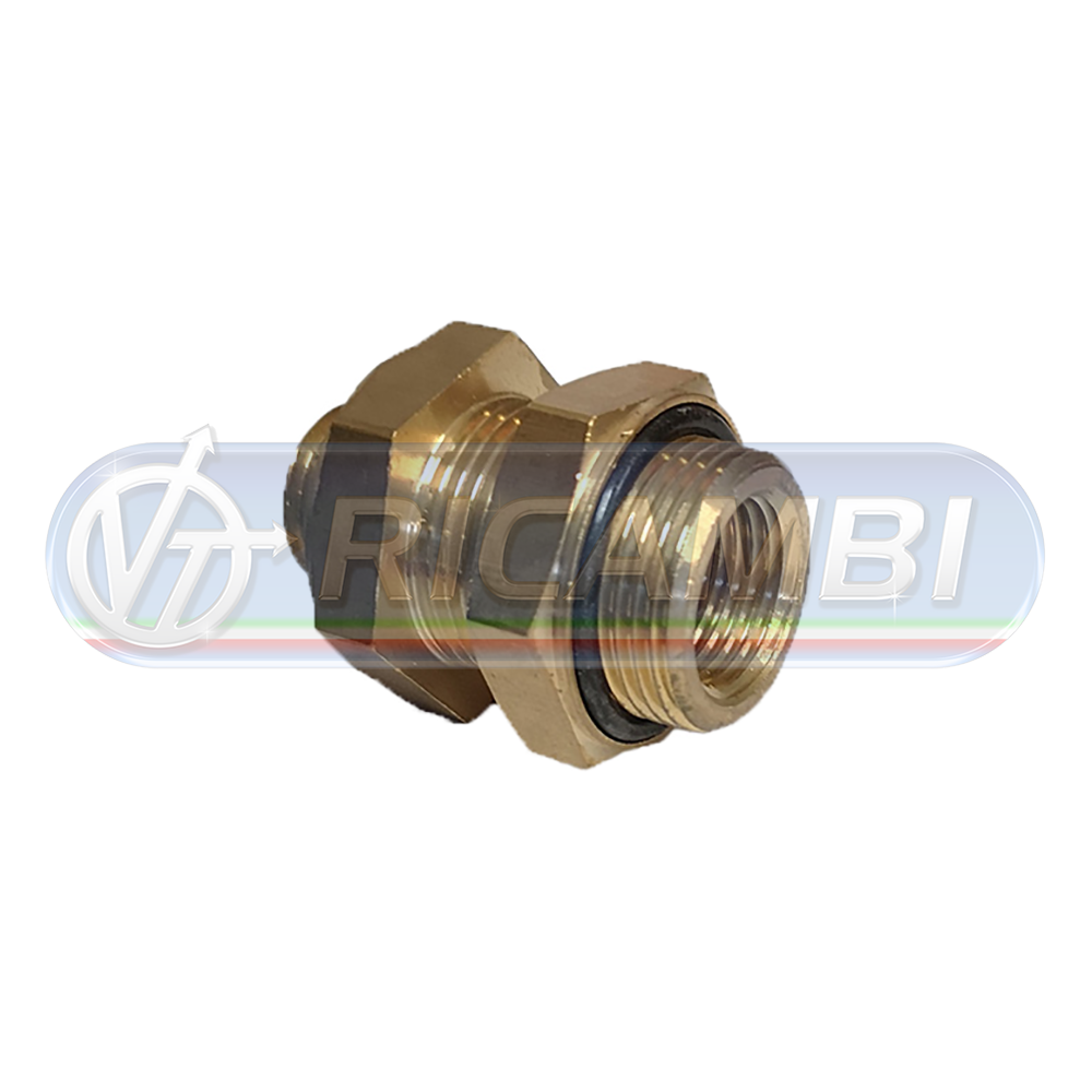 1 - RACCORDO PASSAPARETE M16x1,5 - M22x1,5 - M16X1,5