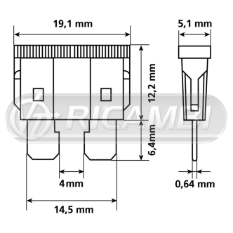 1 - KIT 10PZ FUSIBILI DA 5A/30A