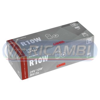 1 - LAMPADINA BA15S 24V 10W