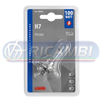 1 - LAMPADINA H7 12V 100W