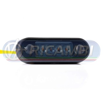 1 - FANALINO INGOMBRO A INCASSO 4 LED DARK ARANCIO