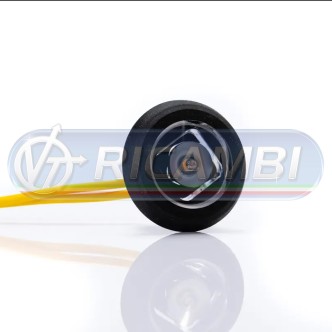 1 - FANALINO INGOMBRO A INCASSO TONDO 1 LED ARANCIO