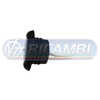 1 - FANALINO INGOMBRO A INCASSO TONDO 1 LED ROSSO