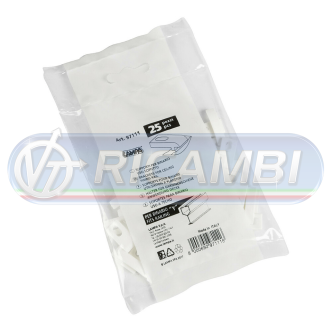 1 - SET GANCI TENDA SCORREVOLI PER BINARIO "Y"  SOFFITTO CNF 25PZ