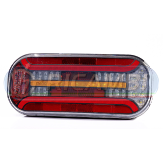 1 - FANALE POST. FULL LED 6 FUNZIONI 12-36V C/RETROMARCIA SX C/CONNETTORE