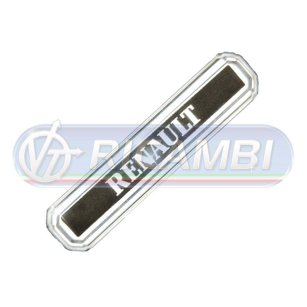 1 - FANALINO INGOMBRO LED SCRITTA RENAULT BIANCO