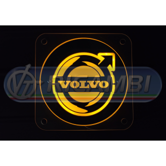 1 - INSEGNA LUMINOSA LOGO VOLVO ARANCIO