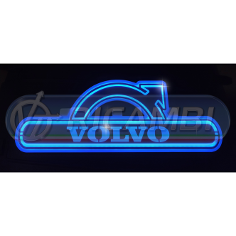 1 - INSEGNA LUMINOSA SCRITTA C/O LOGO VOLVO BLU