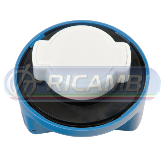 1 - TAPPO SERBATOIO AD BLU DIAM.40 C/CHIAVE BAIONETTA