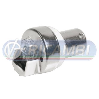 1 - LAMPADINA BA15S 12V 21W CON BIP SALVA PEDONI