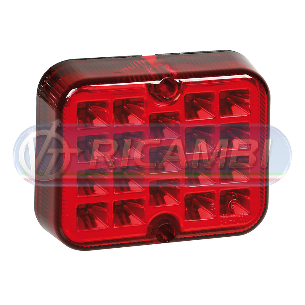 1 - FANALE RETRONEBBIA A LED 12/24V OMOLOGATO