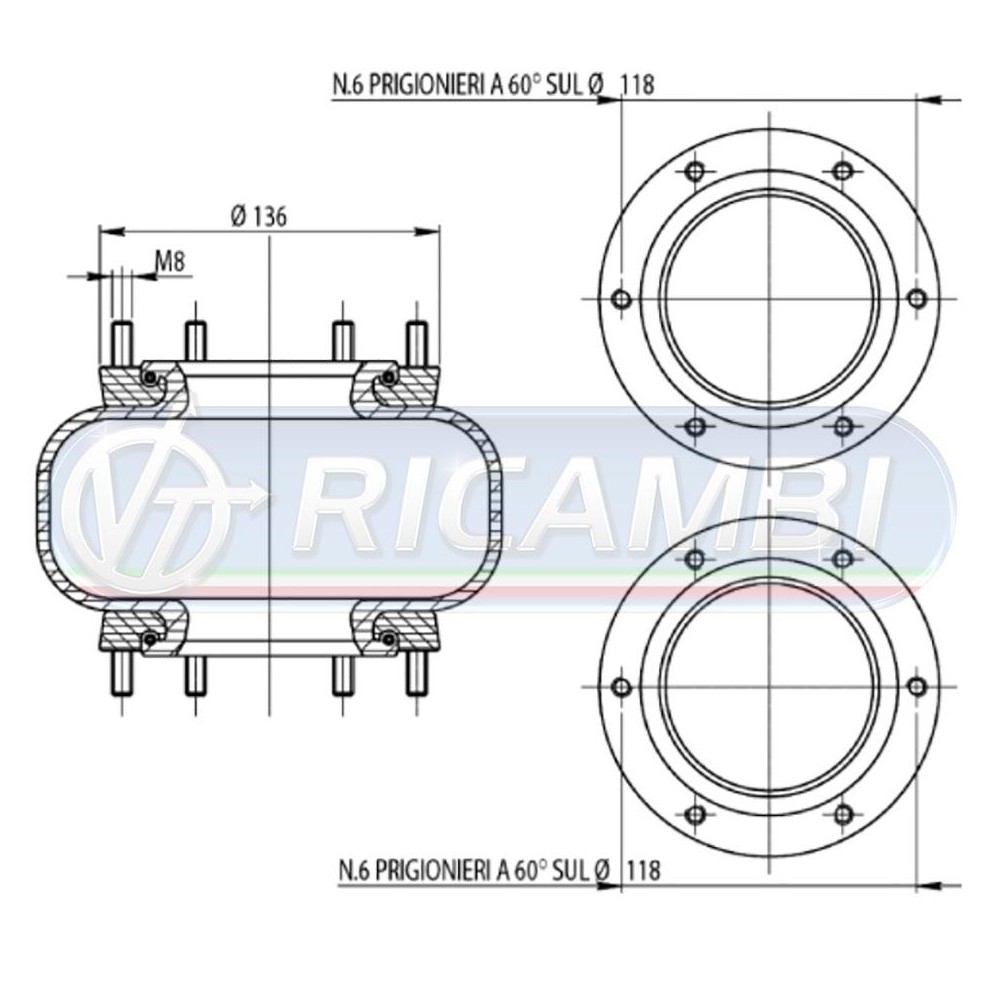 1 - TORPRESS ASSE STERZANTE RIMORCHIO