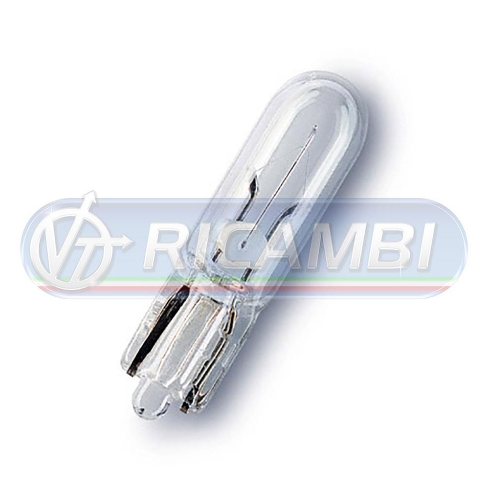 1 - LAMPADINA T5 24V 1,2W ZOCCOLO VETRO OSRAM