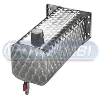 1 - TANICA INOX FIORETTATA 10 LT 17X17X40 BAWER