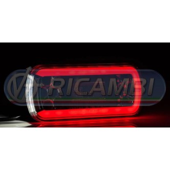 1 - FANALE POST. FULL LED 6 FUNZIONI 12-36V SX C/RETRONEBBIA