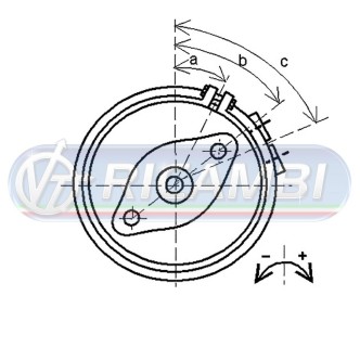 1 - CAMERA FRENO RIMORCHIO 24/30 FR TAMBURO WABCO