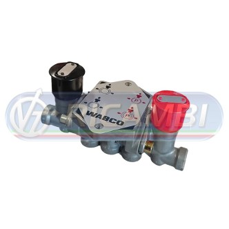 1 - VALVOLA SFRENATURA RIMORCHIO A 2 POMELLI ORIG WABCO