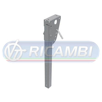 1 - PARACICLI ROVESCIABILE ZINC. H70 CM