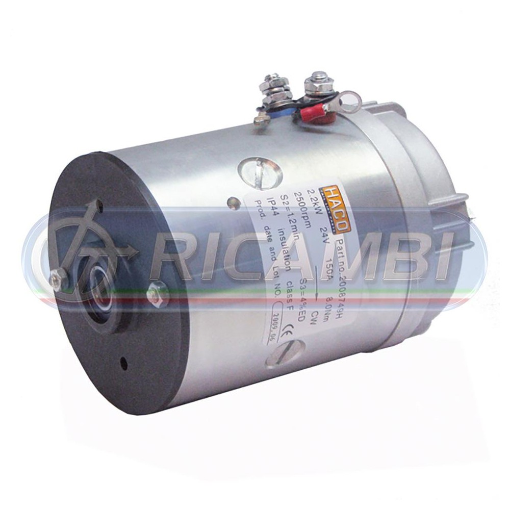 1 - MOTORE SPONDA IDRAULICA 2KW 24V MBB - BAR