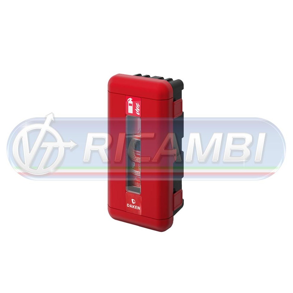 1 - PORTA ESTINTORE KG 6 ROSSO REGON